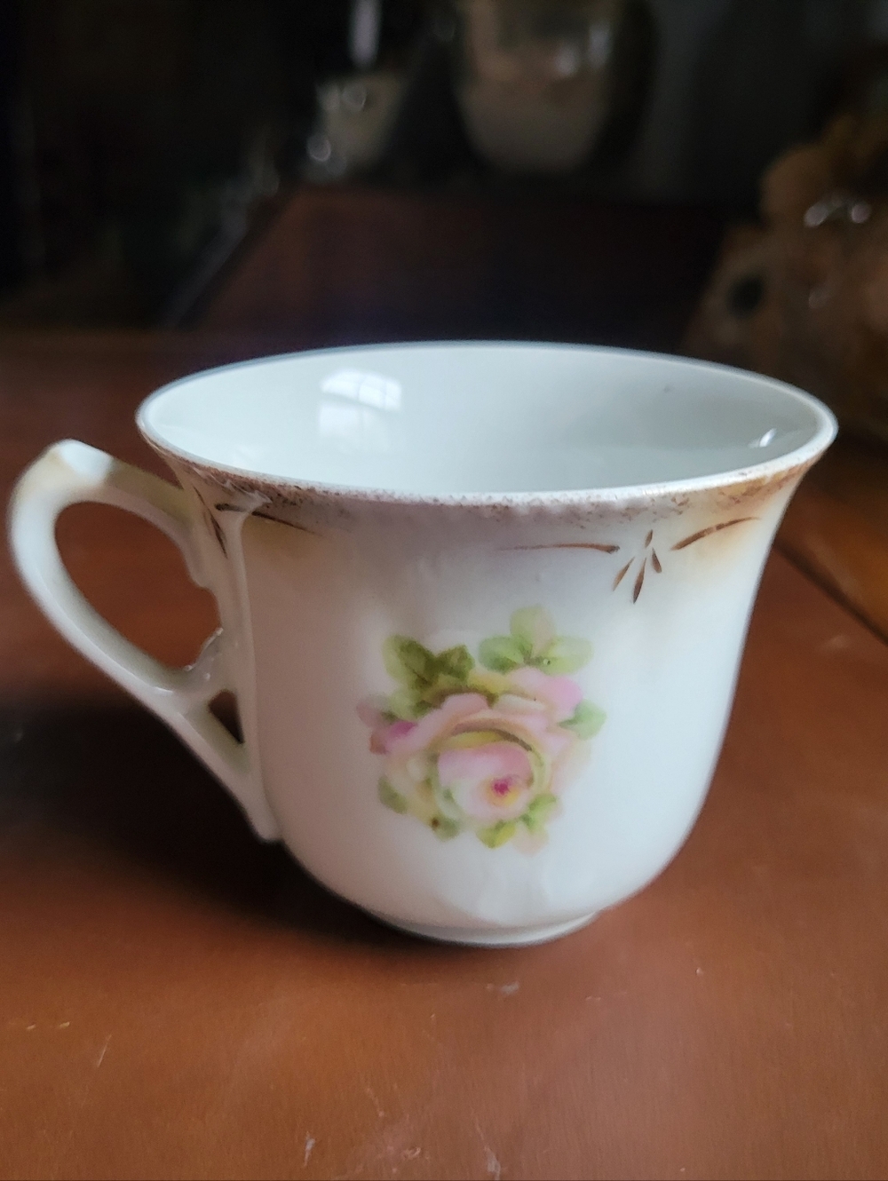 Antique Vintage Tea Cup Hand Painted